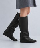 【ユナイテッドアローズ/UNITED ARROWS】のワイドシャフト ロングブーツ - 晴雨兼用 - BLACK|ID: prp329100004694954 ipo3291000000033993417