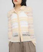 【ケービーエフ/KBF / URBAN RESEARCH】のシアーボーダーフェザーニット IVORY|ID: prp329100004694963 ipo3291000000033902165
