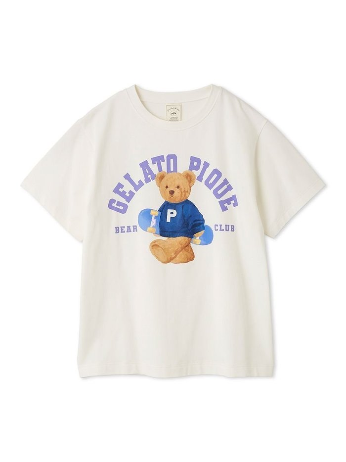 【ジェラート ピケ/gelato pique】のスポーティーベアワンポイントTシャツ インテリア・キッズ・メンズ・レディースファッション・服の通販 founy(ファニー) https://founy.com/ ファッション Fashion レディースファッション Fashion for Women トップス・カットソー Cut & Sew Tops シャツ・ブラウス・オフィスカジュアル Elegant Blouses & Button-Ups ロングTシャツ・Tシャツ Longline T-Shirts & Tees おすすめ Recommended / Our Picks イエロー Yellow ストレッチ Stretch, Stretchy Fabric スポーツ Sports, Activewear トレンド Trend, Trending Now プリント Print, Printed Pattern モチーフ Motif, Design Theme 夏 Summer |ID: prp329100004694966 ipo3291000000033902210