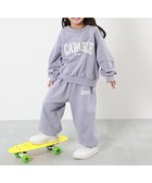 【デビロック/devirock / KIDS】の【普段着でもルームウェアでも】ガールズ ミニ裏毛 カレッジロゴ セットアップ 25AW Gブルー|ID: prp329100004694991 ipo3291000000034113027