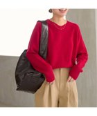 【ジャーナルスタンダード レリューム/JOURNAL STANDARD relume】の《一部WEB限定追加 / 新色》ウールカシミヤVネックプルオーバー 人気、トレンドファッション・服の通販 founy(ファニー) ファッション Fashion レディースファッション Fashion for Women トップス・カットソー Cut & Sew Tops カジュアルプルオーバー・ニットトップス Pullovers & Knit Tops / Casual Pullovers Vネックトップス V-Neck Tops / V-Cut Neckline Shirts 2025年 2025 2025-2026秋冬・A/W Autumn/Winter 2025–26 AW25–26 thumbnail レッド|ID: prp329100004695008 ipo3291000000033902795