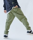 【デビロック/devirock / KIDS】のウルトラストレッチ サルエルパンツ(綿95%やわらかタッチ) ロングパンツ 25AW カーキ|ID: prp329100004695038 ipo3291000000034044221