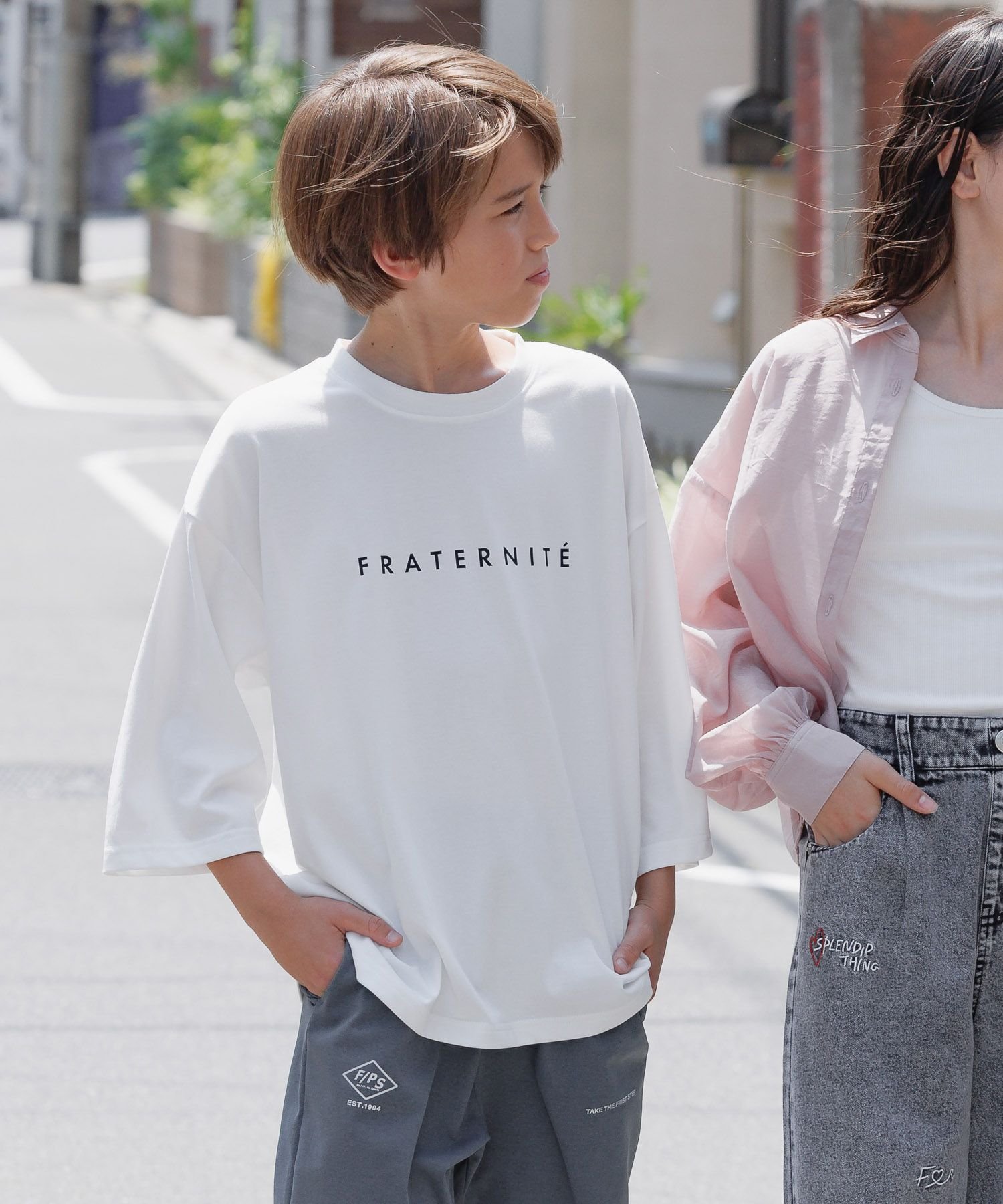 【グローバルワーク/GLOBAL WORK / KIDS】のヘビロッTEE/プリント7分袖/キッズ/579695 インテリア・キッズ・メンズ・レディースファッション・服の通販 founy(ファニー) 　ファッション　Fashion　キッズファッション　Fashion for Kids　グラフィック　Graphic, Graphic Design　プリント　Print, Printed Pattern　吸水　Absorbent, Quick-Dry　オフ05|ID: prp329100004695050 ipo3291000000034123295