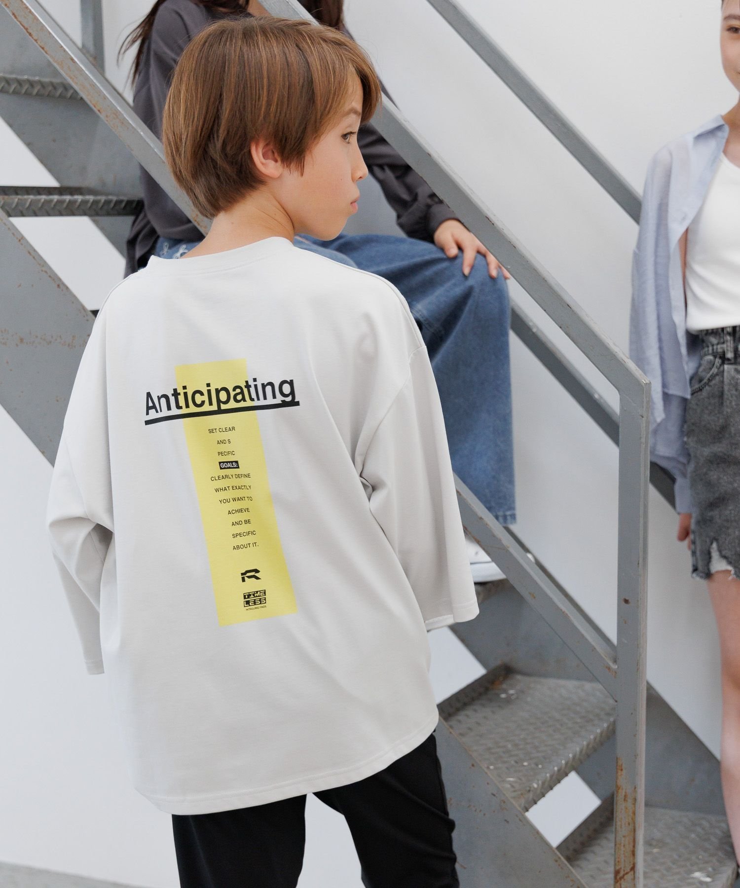 【グローバルワーク/GLOBAL WORK / KIDS】のヘビロッTEE/プリント7分袖/キッズ/579695 インテリア・キッズ・メンズ・レディースファッション・服の通販 founy(ファニー) 　ファッション　Fashion　キッズファッション　Fashion for Kids　グラフィック　Graphic, Graphic Design　プリント　Print, Printed Pattern　吸水　Absorbent, Quick-Dry　ライトグレー12|ID: prp329100004695050 ipo3291000000034123296