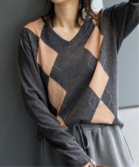 【ジャーナルスタンダード/JOURNAL STANDARD】 【洗える】アーガイルVプルオーバー人気、トレンドファッション・服の通販 founy(ファニー) ファッション Fashion レディースファッション Fashion for Women トップス・カットソー Cut & Sew Tops カジュアルプルオーバー・ニットトップス Pullovers & Knit Tops / Casual Pullovers おすすめ Recommended / Our Picks 洗える Machine Washable |ID:prp329100004695063