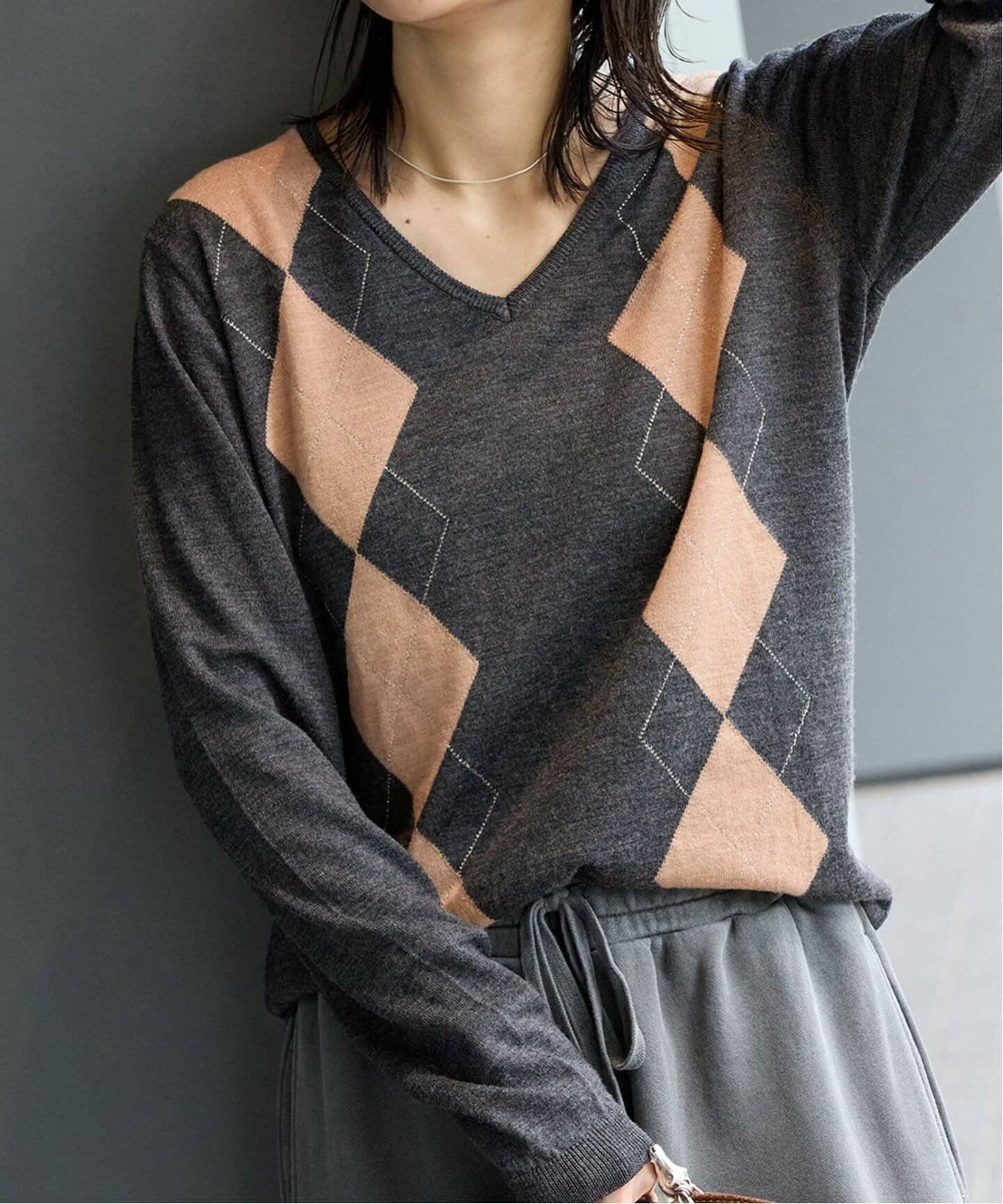 【ジャーナルスタンダード/JOURNAL STANDARD】の【洗える】アーガイルVプルオーバー 人気、トレンドファッション・服の通販 founy(ファニー) 　ファッション　Fashion　レディースファッション　Fashion for Women　トップス・カットソー　Cut & Sew Tops　カジュアルプルオーバー・ニットトップス　Pullovers & Knit Tops / Casual Pullovers　おすすめ　Recommended / Our Picks　洗える　Machine Washable　 other-1|ID: prp329100004695063 ipo3291000000033903352