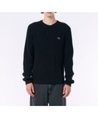 【ラコステ/LACOSTE / MEN】のヘザーカラーリングワッフルニット / メランジニット ブラック|ID: prp329100004695172 ipo3291000000034216856