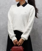 【ラコステ/LACOSTE / MEN】のヘザーカラーリングワッフルニット / メランジニット ホワイト|ID: prp329100004695172 ipo3291000000034216860