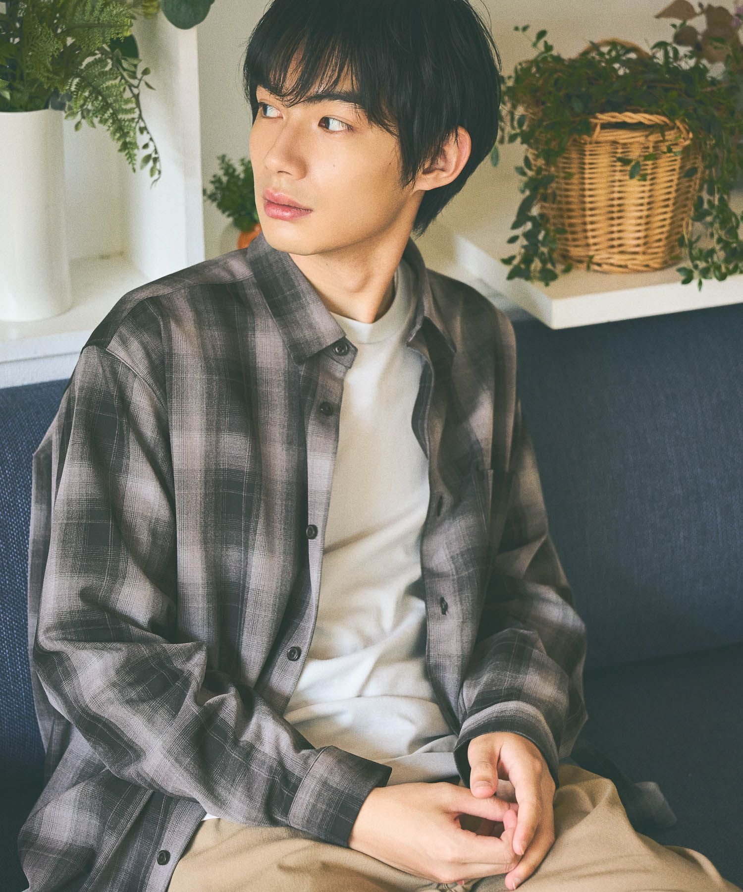 【グローバルワーク/GLOBAL WORK / MEN】のアーバンシャツ/576419 インテリア・キッズ・メンズ・レディースファッション・服の通販 founy(ファニー) 　ファッション　Fashion　メンズファッション　Fashion for Men　おすすめ　Recommended / Our Picks　インナー　Innerwear　シンプル　Simple, Minimal　スクエア　Square, Square Shape　ストレッチ　Stretch, Stretchy Fabric　トレンド　Trend, Trending Now　ボックス　Boxy, Box Shape　ポケット　Pocket, Pocket Detail　羽織　Haori, Light Jacket　ブラックチェック11|ID: prp329100004695225 ipo3291000000034202001