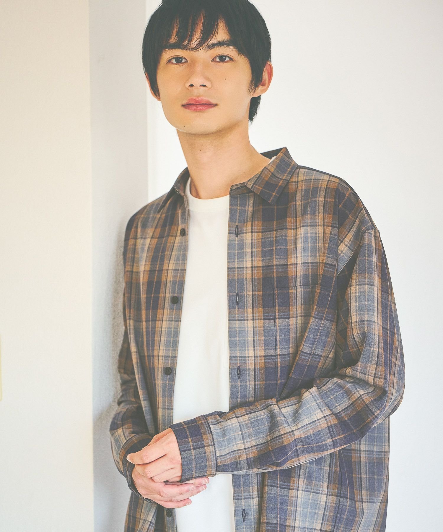 【グローバルワーク/GLOBAL WORK / MEN】のアーバンシャツ/576419 インテリア・キッズ・メンズ・レディースファッション・服の通販 founy(ファニー) 　ファッション　Fashion　メンズファッション　Fashion for Men　おすすめ　Recommended / Our Picks　インナー　Innerwear　シンプル　Simple, Minimal　スクエア　Square, Square Shape　ストレッチ　Stretch, Stretchy Fabric　トレンド　Trend, Trending Now　ボックス　Boxy, Box Shape　ポケット　Pocket, Pocket Detail　羽織　Haori, Light Jacket　ブルーチェック85|ID: prp329100004695225 ipo3291000000034202013