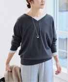 【スローブ イエナ/SLOBE IENA】のウォッシャブルドルマンVネックプルオーバー 人気、トレンドファッション・服の通販 founy(ファニー) ファッション Fashion レディースファッション Fashion for Women トップス・カットソー Cut & Sew Tops カジュアルプルオーバー・ニットトップス Pullovers & Knit Tops / Casual Pullovers Vネックトップス V-Neck Tops / V-Cut Neckline Shirts 2025年 2025 2025-2026秋冬・A/W Autumn/Winter 2025–26 AW25–26 カットソー Cut and Sewn Top シアー Sheer, See-Through トレンド Trend, Trending Now 人気 Popular, Best Seller thumbnail グレーB|ID: prp329100004695327 ipo3291000000034102353