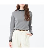 【マッキントッシュ フィロソフィー/MACKINTOSH PHILOSOPHY】の【25年秋冬モデル】Cleric Collar Knit ロングスリーブ 人気、トレンドファッション・服の通販 founy(ファニー) ファッション Fashion レディースファッション Fashion for Women トップス・カットソー Cut & Sew Tops ニット Knit Tops & Sweaters おすすめ Recommended / Our Picks シンプル Simple, Minimal ストレッチ Stretch, Stretchy Fabric スリーブ Sleeve, Long Sleeve / Short Sleeve ドレープ Drape, Draping Fabric ミックス Mix, Mixed Style ロング Long, Long-Length エレガント 上品 Elegant 冬 Winter / This Winter 春 Spring 秋 Autumn A/W・秋冬 Autumn/Winter thumbnail チャコールグレー|ID: prp329100004695363 ipo3291000000033905536