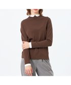 【マッキントッシュ フィロソフィー/MACKINTOSH PHILOSOPHY】の【25年秋冬モデル】Cleric Collar Knit ロングスリーブ 人気、トレンドファッション・服の通販 founy(ファニー) ファッション Fashion レディースファッション Fashion for Women トップス・カットソー Cut & Sew Tops ニット Knit Tops & Sweaters おすすめ Recommended / Our Picks シンプル Simple, Minimal ストレッチ Stretch, Stretchy Fabric スリーブ Sleeve, Long Sleeve / Short Sleeve ドレープ Drape, Draping Fabric ミックス Mix, Mixed Style ロング Long, Long-Length エレガント 上品 Elegant 冬 Winter / This Winter 春 Spring 秋 Autumn A/W・秋冬 Autumn/Winter thumbnail キャメル|ID: prp329100004695363 ipo3291000000033905537