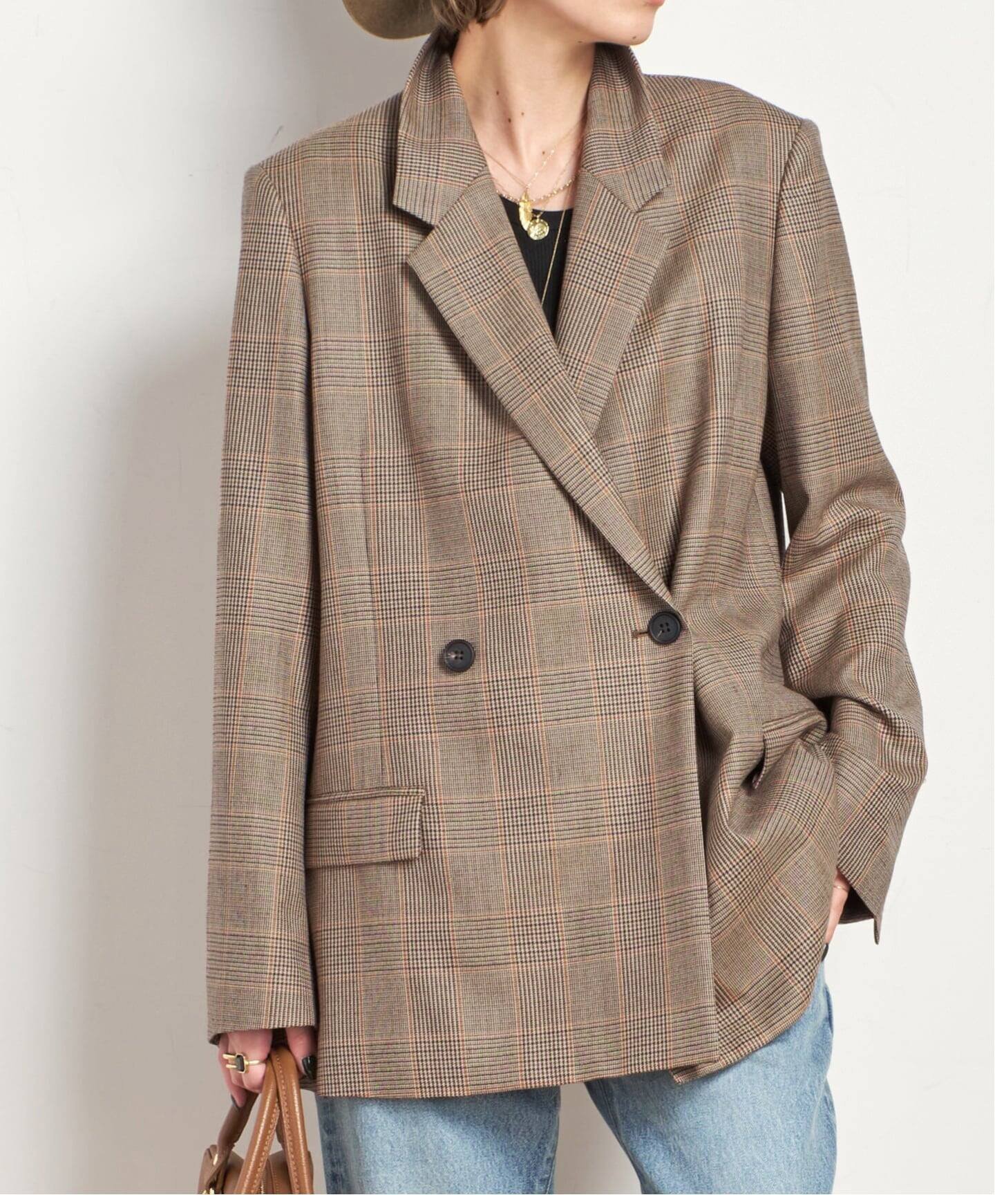 【エーピーストゥディオ/AP STUDIO】の*エッセンシャルジャケット(チェック) 人気、トレンドファッション・服の通販 founy(ファニー) 　ファッション　Fashion　レディースファッション　Fashion for Women　アウター　Coat / Outerwear Collection　レディースジャケット・軽アウター　Jackets　クラシック　Classic, Timeless Style　ジャケット　Jacket, Outerwear　チェック　Check, Plaid, Tartan　モダン　Modern, Contemporary　エレガント 上品　Elegant　定番　Standard, Basic Item　 other-1|ID: prp329100004695365 ipo3291000000033905538