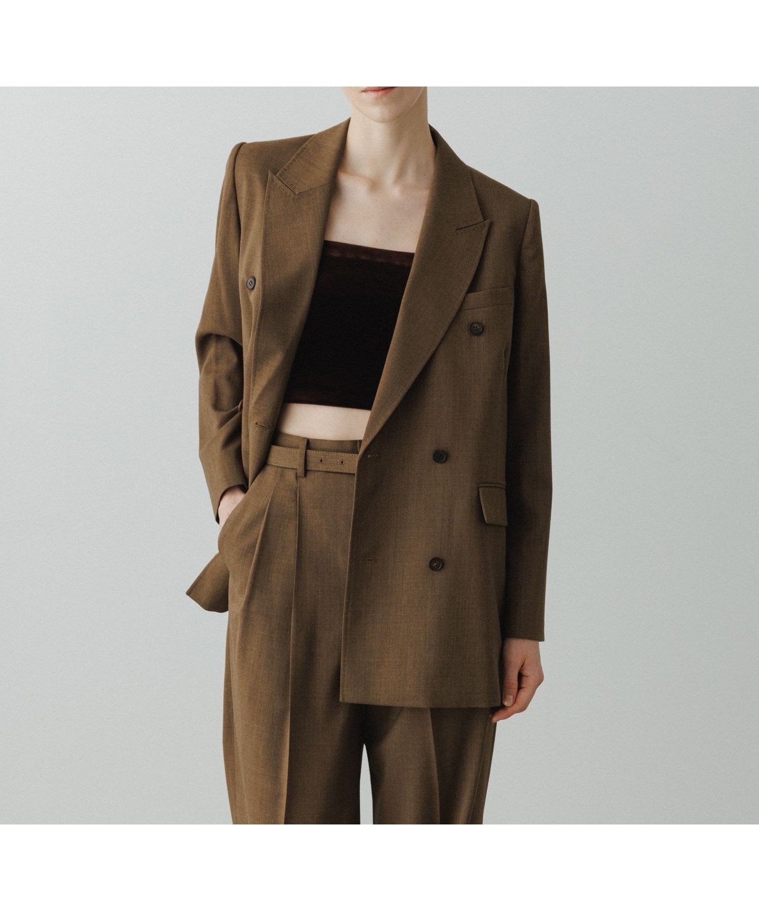 【アダム エ ロペ/ADAM ET ROPE'】の【EMOELLE】ボックスジャケット 人気、トレンドファッション・服の通販 founy(ファニー) 　ファッション　Fashion　レディースファッション　Fashion for Women　アウター　Coat / Outerwear Collection　レディースジャケット・軽アウター　Jackets　2026年　2026　ジャケット　Jacket, Outerwear　ボックス　Boxy, Box Shape　A/W・秋冬　Autumn/Winter　 other-1|ID: prp329100004695380 ipo3291000000033905633