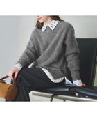 【ユナイテッドアローズ/UNITED ARROWS】のフォックスカシミヤ クルーネック ニット MD.GRAY|ID:prp329100004695400