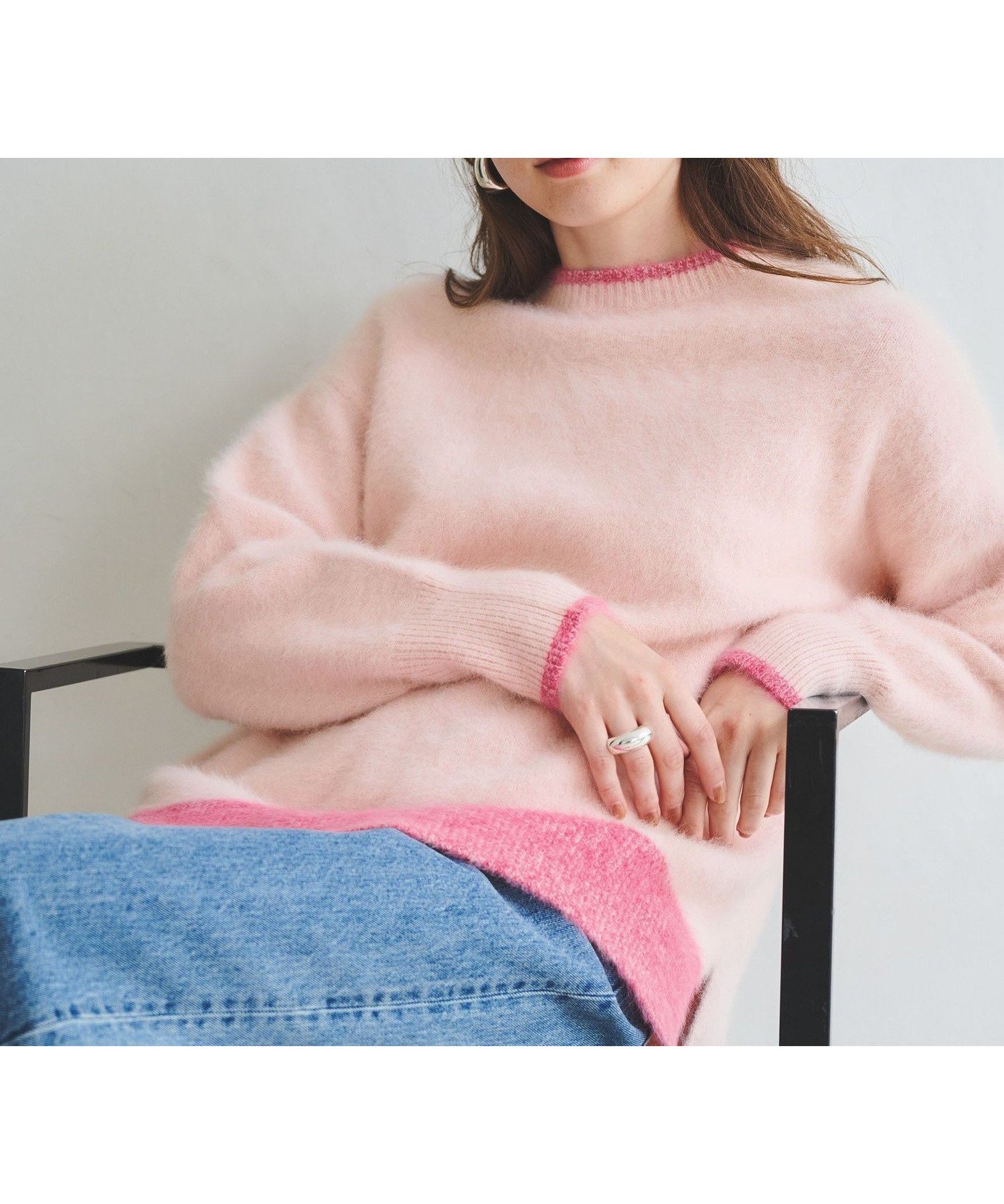 【ユナイテッドアローズ/UNITED ARROWS】のフォックスカシミヤ クルーネック ニット インテリア・キッズ・メンズ・レディースファッション・服の通販 founy(ファニー) 　ファッション　Fashion　レディースファッション　Fashion for Women　トップス・カットソー　Cut & Sew Tops　ニット　Knit Tops & Sweaters　インナー　Innerwear　軽量　Lightweight, Ultra Light　フォックス　Fox, Fox Fur　ヘムライン　Hemline, Bottom Cut　ボックス　Boxy, Box Shape　おすすめ　Recommended / Our Picks　その他3|ID: prp329100004695400 ipo3291000000035596986