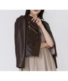 【マーリエ ル カセット/Maglie le cassetto】の《M Maglie le cassetto》スパニッシュラムレザーブルゾン《美人百花9月号掲載》 人気、トレンドファッション・服の通販 founy(ファニー) 雑誌掲載アイテム Magazine Picks & Fashion Features ファッション雑誌 Fashion Magazines ビジンヒャッカ 美人百花 ファッション Fashion レディースファッション Fashion for Women アウター Coat / Outerwear Collection ブルゾンジャケット・スポーティアウター Blouson Jackets 9月号 September Issue おすすめ Recommended / Our Picks シャーリング Shirring, Ruched トレンド Trend, Trending Now フラワー Flower, Floral ポケット Pocket, Pocket Detail ライダース Riders ライダースジャケット Riders, Biker Jacket 今季 This Season, Current Season 雑誌 Magazine, Fashion Magazine thumbnail ブラウン|ID: prp329100004695682 ipo3291000000033908548