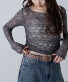 【フリーズマート/FREE'S MART】のサイドドロストレースカットソー 人気、トレンドファッション・服の通販 founy(ファニー) ファッション Fashion レディースファッション Fashion for Women トップス・カットソー Cut & Sew Tops カットソー・ベーシックTシャツ Cut-and-Sewn Tops / Stretch Tees & Basics おすすめ Recommended / Our Picks インナー Innerwear コンパクト Compact, Small Size デニム Denim, Jeans Material ドロスト Drawstring, Drawcord Waist レース Lace, Lace Fabric ワイド Wide, Wide Fit ワンショル One Shoulder, Asymmetrical thumbnail グレー|ID: prp329100004695698 ipo3291000000033908628