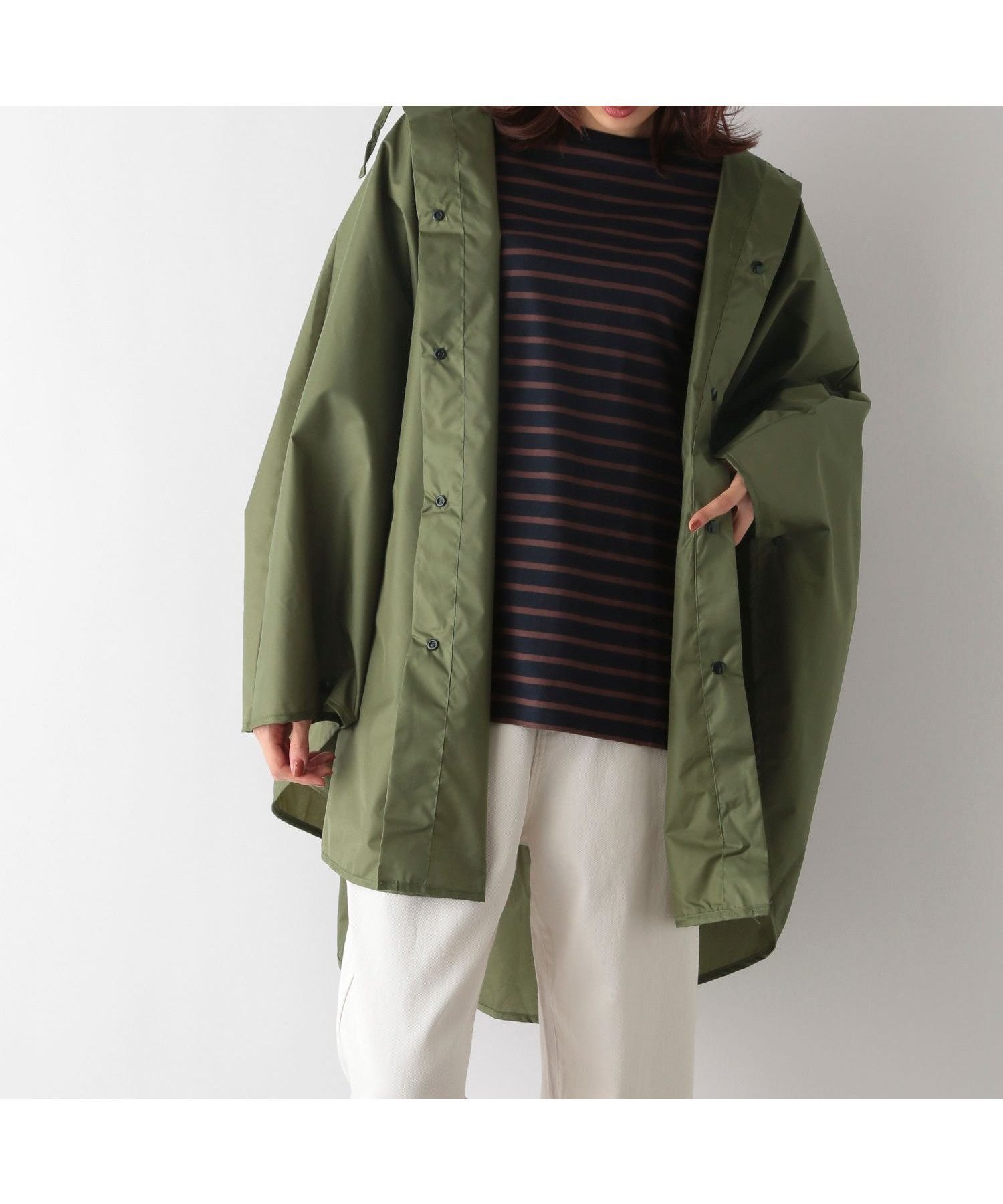 【グローバルワーク/GLOBAL WORK】のUVカット/レインポンチョ インテリア・キッズ・メンズ・レディースファッション・服の通販 founy(ファニー) 　ファッション　Fashion　レディースファッション　Fashion for Women　アウター　Coat / Outerwear Collection　ポンチョ・ケープコート　Ponchos & Capes　おすすめ　Recommended / Our Picks　グリーン75|ID: prp329100004695703 ipo3291000000033908678