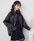 【レトロガール/RETRO GIRL】のリボン刺繍FレザーJK 人気、トレンドファッション・服の通販 founy(ファニー) ファッション Fashion レディースファッション Fashion for Women ガーリー Girly, Feminine Style ジャケット Jacket, Outerwear チュール Tulip, Tulip Motif トレンド Trend, Trending Now フェイクレザー Faux Leather, PU Leather ブルゾン Blouson, Bomber Jacket ボトム Bottoms, Lower Wear ポケット Pocket, Pocket Detail リボン Ribbon, Bow レース Lace, Lace Fabric ワンポイント One Point, Statement Accent 春 Spring thumbnail ブラック|ID: prp329100004695709 ipo3291000000033908772