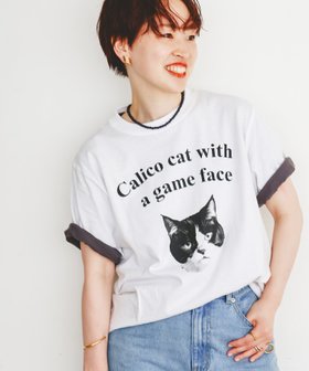 【ルクールブラン/le.coeur blanc】のRegency WorksネコプリントT 人気、トレンドファッション・服の通販 founy(ファニー) ファッション Fashion レディースファッション Fashion for Women インナー Innerwear ウェーブ Wavy Pattern ショート Short, Short Length ジャケット Jacket, Outerwear スリーブ Sleeve, Long Sleeve / Short Sleeve デニム Denim, Jeans Material ネコ Cat, Feline Motif 猫 Cat, Kitty プリント Print, Printed Pattern モチーフ Motif, Design Theme リラックス Relax, Relaxed Fit ワイド Wide, Wide Fit ワーク Workwear, Utility Style おすすめ Recommended / Our Picks |ID:prp329100004695750