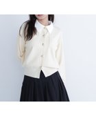 【ナチュラル ビューティー ベーシック/NATURAL BEAUTY BASIC】の2wayカラーニットジャケット オフホワイト1|ID: prp329100004695763 ipo3291000000034517298