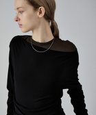 【アダム エ ロペ/ADAM ET ROPE'】のSHEER GATHER LAYERD TOPS 2SET ブラック(01)|ID: prp329100004695781 ipo3291000000033909357