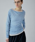 【アダム エ ロペ/ADAM ET ROPE'】のSHEER GATHER LAYERD TOPS 2SET サックス(48)|ID: prp329100004695781 ipo3291000000033909363