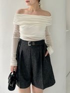 【フレイ アイディー/FRAY I.D】のDリングショートパンツ 人気、トレンドファッション・服の通販 founy(ファニー) ファッション Fashion レディースファッション Fashion for Women パンツ Pants & Trousers ショートパンツ・ハーフパンツ High-Waisted & Relaxed Shorts ショート Short, Short Length シンプル Simple, Minimal スマート Smart, Elegant ツイード Twill, Twill Weave トレンド Trend, Trending Now バランス Balance, Style Balance フィット Fit, Slim Fit メタル Metal, Metal Parts ループ Loop, Loop Knit thumbnail MIX[930]|ID: prp329100004695845 ipo3291000000034030531