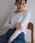 【アンドミー/andme】のテレコリブ ラウンドネック プルオーバー evernavy エバーネイビー 人気、トレンドファッション・服の通販 founy(ファニー) ファッション Fashion レディースファッション Fashion for Women トップス・カットソー Cut & Sew Tops カジュアルプルオーバー・ニットトップス Pullovers & Knit Tops / Casual Pullovers アクリル Acrylic Material インナー Innerwear コンパクト Compact, Small Size ジャケット Jacket, Outerwear ストレッチ Stretch, Stretchy Fabric タンク Tank Top, Sleeveless Top 長袖 Long Sleeve, Full Sleeve ハイネック High Neck, Mock Neck ベーシック Basic, Essential ラウンド Round, Round Neck エレガント 上品 Elegant thumbnail オフホワイト|ID: prp329100004695848 ipo3291000000034561196