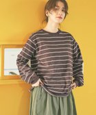 【スタディオ クリップ/studio CLIP】の《days》マルチボーダーロングスリーブプルオーバー 人気、トレンドファッション・服の通販 founy(ファニー) ファッション Fashion レディースファッション Fashion for Women トップス・カットソー Cut & Sew Tops カジュアルプルオーバー・ニットトップス Pullovers & Knit Tops / Casual Pullovers おすすめ Recommended / Our Picks インナー Innerwear カットソー Cut and Sewn Top キャミワンピース Cami Dress, Slip Dress サテン Satin, Glossy Fabric サロペット Overalls, Salopette デニム Denim, Jeans Material ベスト Vest, Waistcoat ベーシック Basic, Essential ボトム Bottoms, Lower Wear ボーダー Border, Stripe 羽織 Haori, Light Jacket thumbnail ブラウン×レッド50|ID: prp329100004695873 ipo3291000000033960996