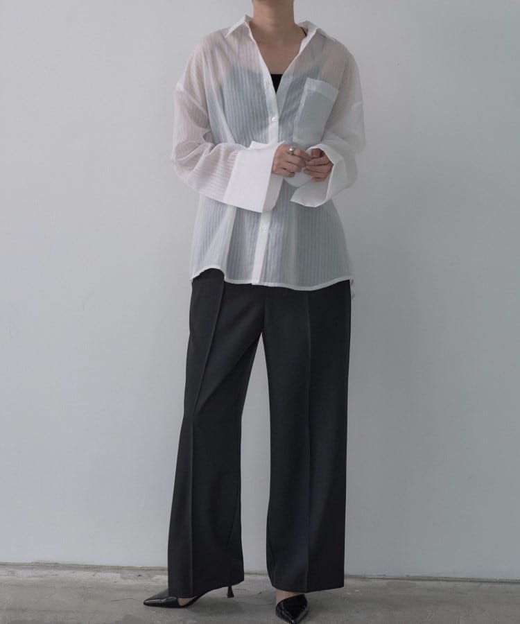 【インディヴィ/INDIVI】のイージーストレートワイドパンツ【セットアップ対応/通勤/カセット服】 人気、トレンドファッション・服の通販 founy(ファニー) 　ファッション　Fashion　レディースファッション　Fashion for Women　セットアップ　Matching Sets　レディースパンツ・ボトムス　Pants & Trousers / Bottoms　春　Spring　秋　Autumn　ジャケット　Jacket, Outerwear　ストレッチ　Stretch, Stretchy Fabric　ストレート　Straight, Straight Cut　セットアップ　Set-Up, Coordinated Outfit　センター　Center, Center Line　定番　Standard, Basic Item　人気　Popular, Best Seller　ワイド　Wide, Wide Fit　S/S・春夏　SS, Spring/Summer, Warm Season　夏　Summer　ビジネス 仕事 通勤　Business / Work / Commuting　2025年　2025　2025春夏・S/S　Spring/Summer 2025 SS25　 other-1|ID: prp329100004695912 ipo3291000000033910656