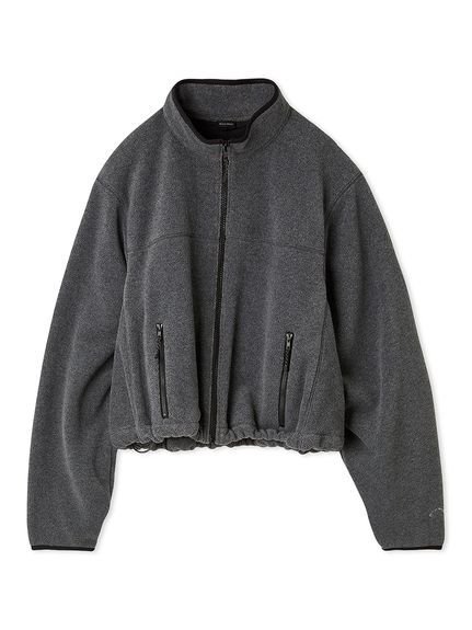 【ミラオーウェン/Mila Owen】のコンパクトサイズフリースブルゾン インテリア・キッズ・メンズ・レディースファッション・服の通販 founy(ファニー) 　ファッション　Fashion　レディースファッション　Fashion for Women　アウター　Coat / Outerwear Collection　ブルゾンジャケット・スポーティアウター　Blouson Jackets　アウトドア　Outdoor Clothing　エレガント 上品　Elegant　コクーン　Cocoon, Cocoon Silhouette　コンパクト　Compact, Small Size　スマート　Smart, Elegant　トリミング　Trimming, Decorative Edge　定番　Standard, Basic Item　フェミニン　Feminine, Girly　メッシュ　Mesh, Net Fabric　おすすめ　Recommended / Our Picks　GRY[006]|ID: prp329100004695919 ipo3291000000034368484