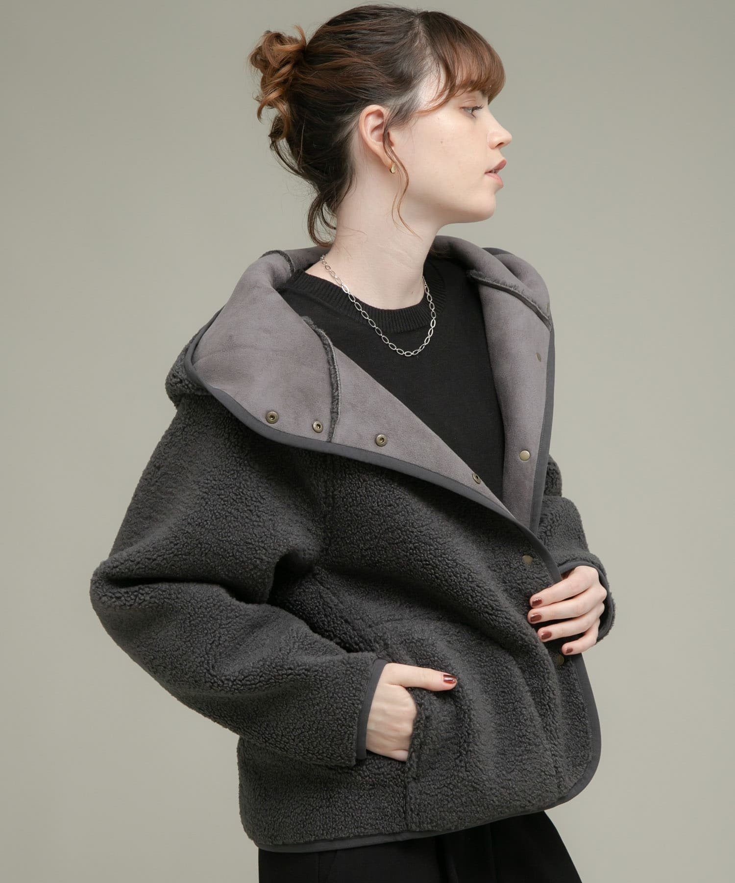 【サニーレーベル/Sonny Label / URBAN RESEARCH】のムートンリバーシブルフーディーコート 人気、トレンドファッション・服の通販 founy(ファニー) 　ファッション　Fashion　レディースファッション　Fashion for Women　アウター　Coat / Outerwear Collection　コート・ロングコート・ピーコート　Long Coats, Peacoats & More　2025年　2025　2025-2026秋冬・A/W　Autumn/Winter 2025–26 AW25–26　冬　Winter / This Winter　おすすめ　Recommended / Our Picks　タイトスカート　Pencil Skirt, Tight Skirt　バランス　Balance, Style Balance　ボトム　Bottoms, Lower Wear　ミドル　Middle Length, Mid Height　A/W・秋冬　Autumn/Winter　防寒　Cold Protection, Winter-Ready　 other-1|ID: prp329100004695920 ipo3291000000034212423