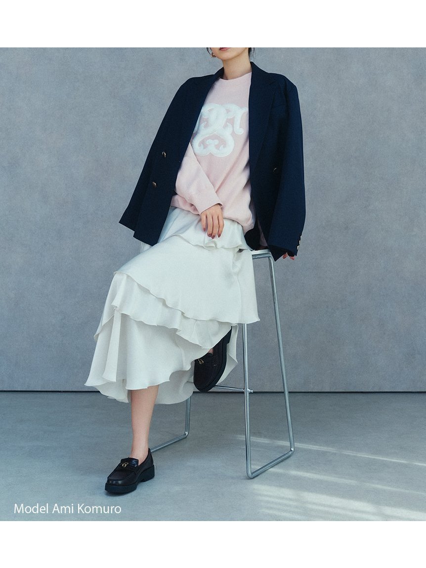 【スナイデル/SNIDEL】のサテンナローティアードスカート 人気、トレンドファッション・服の通販 founy(ファニー) 　ファッション　Fashion　レディースファッション　Fashion for Women　スカート　Skirts　ティアードスカート　Tiered Skirts　ウェーブ　Wavy Pattern　今季　This Season, Current Season　サテン　Satin, Glossy Fabric　ストレート　Straight, Straight Cut　スマート　Smart, Elegant　とろみ　Fluid, Flowy Fabric　トレンド　Trend, Trending Now　人気　Popular, Best Seller　フリル　Frill, Ruffle　ロング　Long, Long-Length　おすすめ　Recommended / Our Picks　エレガント 上品　Elegant　 other-1|ID: prp329100004695923 ipo3291000000034127642