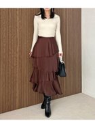 【スナイデル/SNIDEL】のサテンナローティアードスカート 人気、トレンドファッション・服の通販 founy(ファニー) ファッション Fashion レディースファッション Fashion for Women スカート Skirts ティアードスカート Tiered Skirts ウェーブ Wavy Pattern 今季 This Season, Current Season サテン Satin, Glossy Fabric ストレート Straight, Straight Cut スマート Smart, Elegant とろみ Fluid, Flowy Fabric トレンド Trend, Trending Now 人気 Popular, Best Seller フリル Frill, Ruffle ロング Long, Long-Length おすすめ Recommended / Our Picks エレガント 上品 Elegant thumbnail BRW[058]|ID: prp329100004695923 ipo3291000000034127646