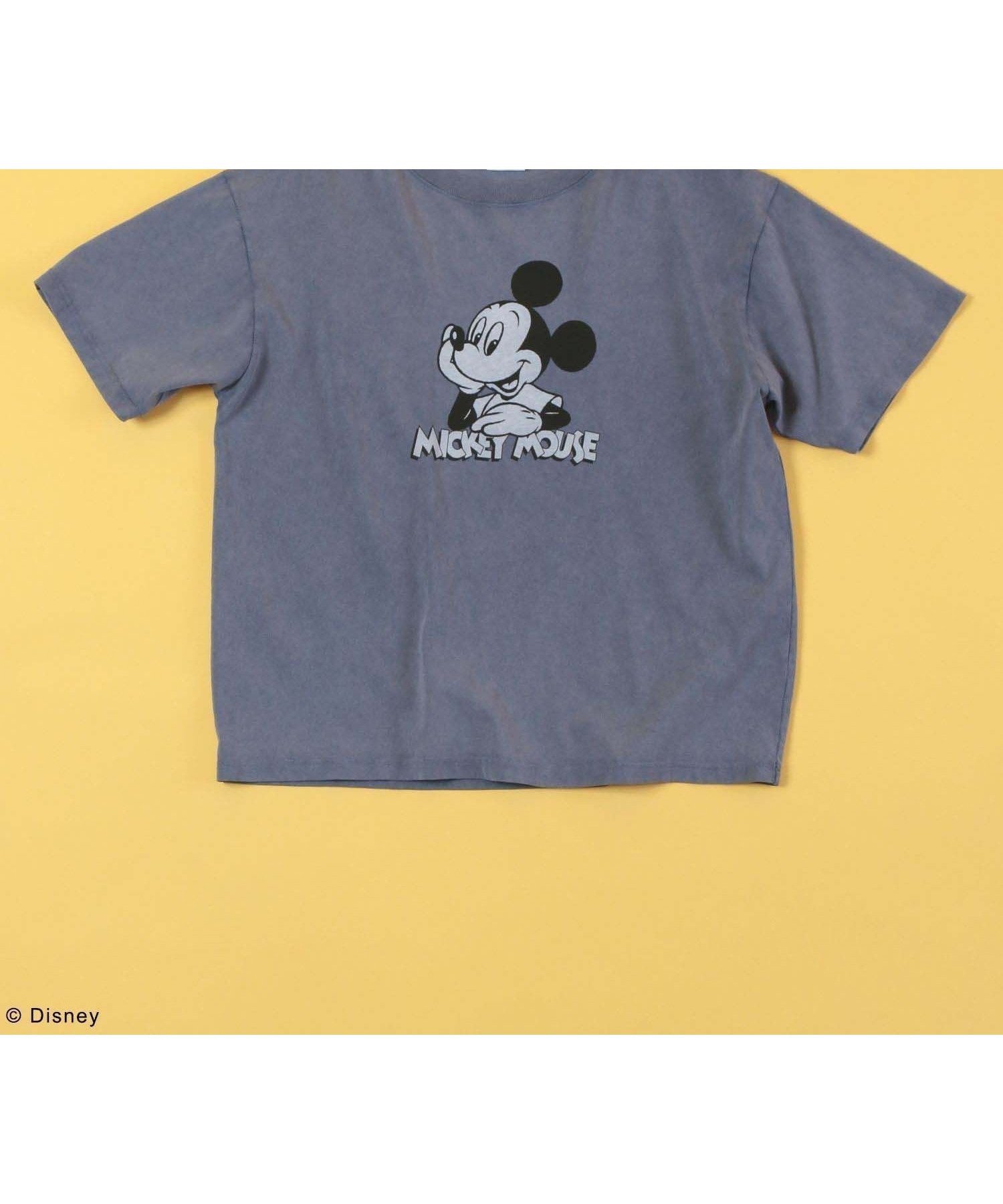 【グローバルワーク/GLOBAL WORK】のMICKEY/プリントT半袖/492616 インテリア・キッズ・メンズ・レディースファッション・服の通販 founy(ファニー) 　ファッション　Fashion　レディースファッション　Fashion for Women　トップス・カットソー　Cut & Sew Tops　インナー　Innerwear　ジャケット　Jacket, Outerwear　パウダー　Powder, Soft Tone　ビンテージ　Vintage, Retro Style　フレア　Flare, Flared　プリント　Print, Printed Pattern　モチーフ　Motif, Design Theme　ワイド　Wide, Wide Fit　半袖　Short Sleeve, Half Sleeve　ブルー85|ID: prp329100004695932 ipo3291000000033910858