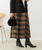 【ビームス ウイメン/BEAMS】のプリーツ ミックス スカート INK_BLACK|ID: prp329100004695935 ipo3291000000033910897