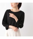【グローバルワーク/GLOBAL WORK】のMATINEE LINE/ボタン付き袖タック7分袖プルオーバー/140525 人気、トレンドファッション・服の通販 founy(ファニー) ファッション Fashion レディースファッション Fashion for Women トップス・カットソー Cut & Sew Tops カジュアルプルオーバー・ニットトップス Pullovers & Knit Tops / Casual Pullovers カットソー Cut and Sewn Top サロペ Salopette, Salopette Dress シンプル Simple, Minimal ジャケット Jacket, Outerwear ストレート Straight, Straight Cut ビスチェ Bustier, Corset Top ボックス Boxy, Box Shape ワイド Wide, Wide Fit thumbnail ブラック09|ID: prp329100004695964 ipo3291000000033911110