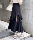【イング/INGNI】のINGNI/BackレースUPアシメスリットSK クロ|ID: prp329100004695968 ipo3291000000033911131