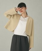 【ユナイテッドアローズ/UNITED ARROWS】のEMMEL REFINES EM ホットフィット ボレロ ジャケット BEIGE|ID: prp329100004695984 ipo3291000000033911273