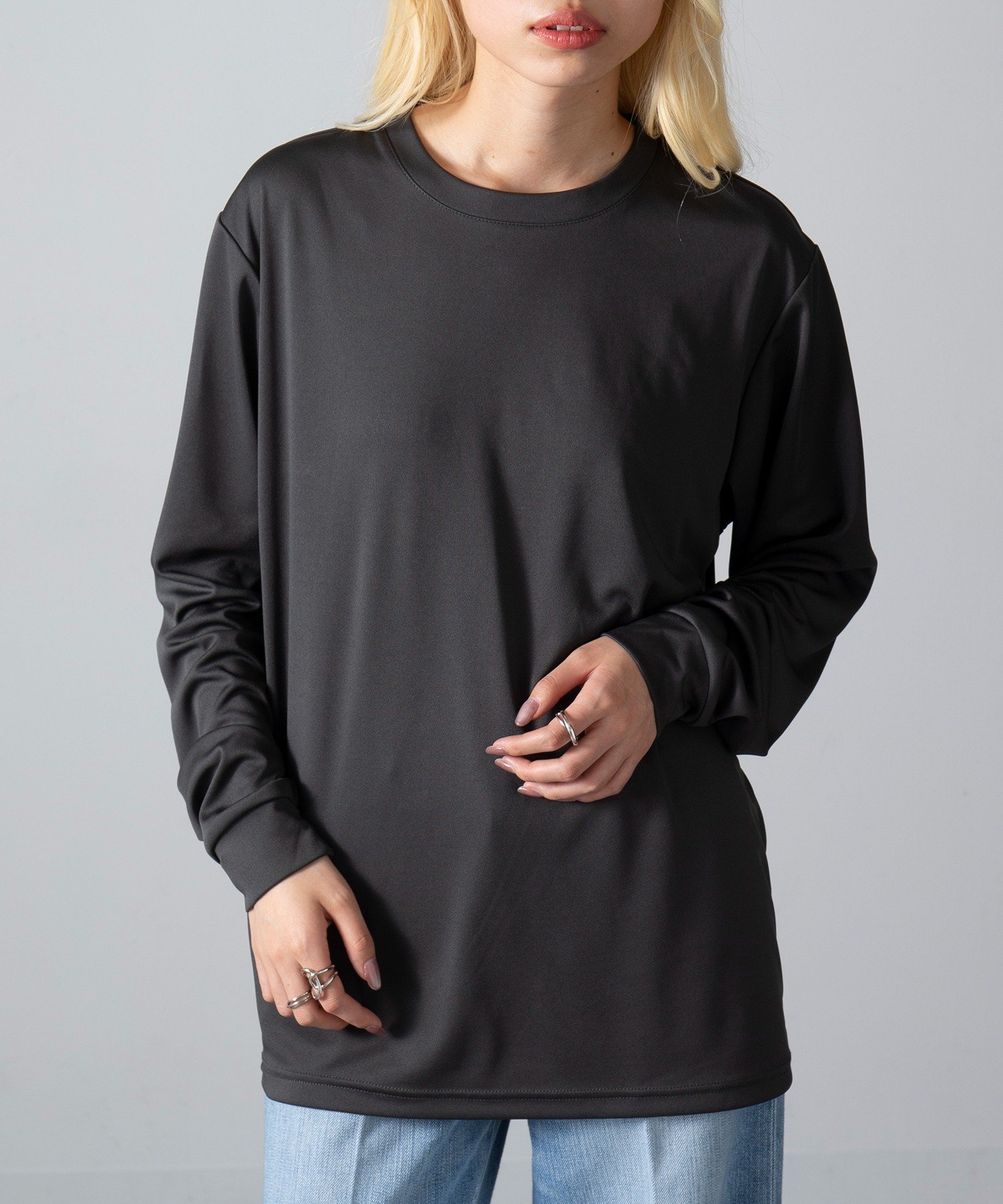 【セットアップセブン/SETUP7】のUnited Athle/4.4オンス ドライスムース ロングスリーブ Tシャツ ロンT 5709 インテリア・キッズ・メンズ・レディースファッション・服の通販 founy(ファニー) 　ファッション　Fashion　レディースファッション　Fashion for Women　トップス・カットソー　Cut & Sew Tops　シャツ・ブラウス・オフィスカジュアル　Elegant Blouses & Button-Ups　ロングTシャツ・Tシャツ　Longline T-Shirts & Tees　アンダー　Underwear Essentials　カーゴパンツ　Cargo Pants, Utility Pants　吸水　Absorbent, Quick-Dry　サングラス　Sunglasses, Shades　スキニー　Skinny, Slim Fit　スポーツ　Sports, Activewear　スリーブ　Sleeve, Long Sleeve / Short Sleeve　セットアップ　Set-Up, Coordinated Outfit　チェーン　Chain, Chain Strap　デニム　Denim, Jeans Material　トレンド　Trend, Trending Now　トレーナー　Sweatshirt, Trainer　定番　Standard, Basic Item　ネックレス　Necklace, Pendant Necklace　ミックス　Mix, Mixed Style　ロング　Long, Long-Length　ワーク　Workwear, Utility Style　再入荷　Restock / Back in Stock　おすすめ　Recommended / Our Picks　SUMI|ID: prp329100004695991 ipo3291000000033998199