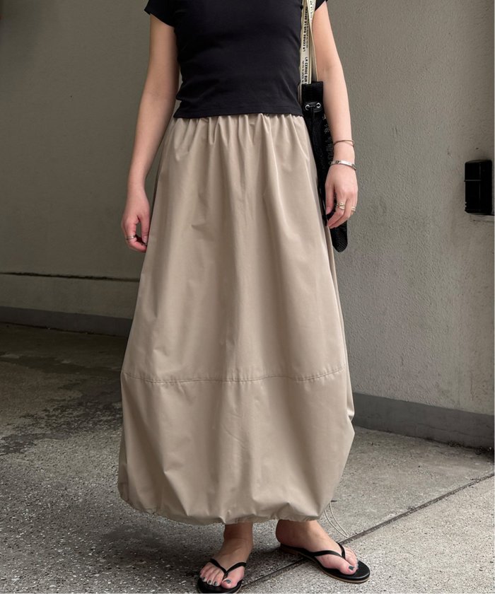 【エルビーシー/LBC】の撥水バルーンドロストスカート インテリア・キッズ・メンズ・レディースファッション・服の通販 founy(ファニー) https://founy.com/ ファッション Fashion レディースファッション Fashion for Women スカート Skirts トレンド Trend, Trending Now バルーン Balloon, Balloon Silhouette ロング Long, Long-Length |ID: prp329100004696001 ipo3291000000033911390