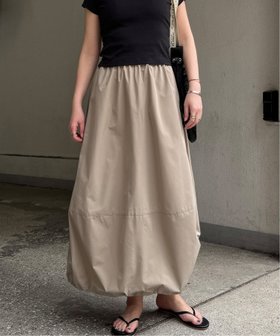 【エルビーシー/LBC】の撥水バルーンドロストスカート 人気、トレンドファッション・服の通販 founy(ファニー) ファッション Fashion レディースファッション Fashion for Women スカート Skirts トレンド Trend, Trending Now バルーン Balloon, Balloon Silhouette ロング Long, Long-Length |ID:prp329100004696001
