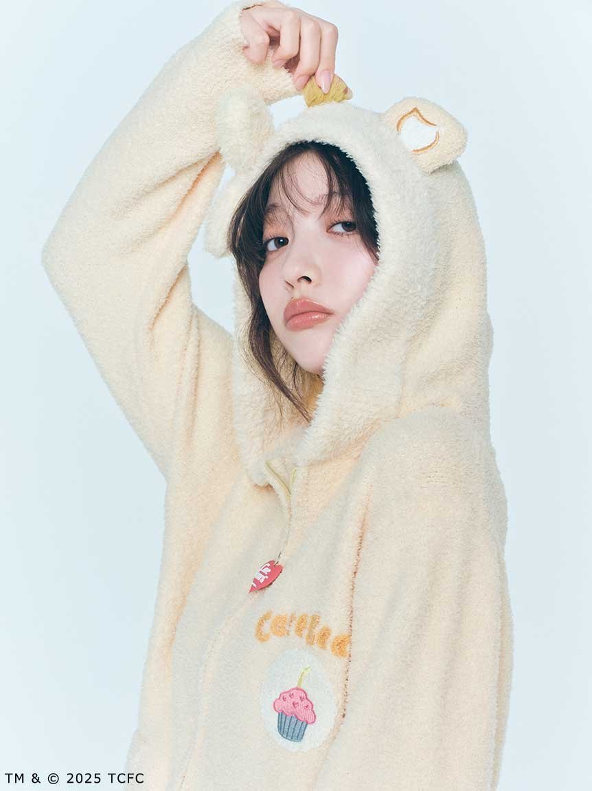 【スナイデル ホーム/SNIDEL HOME】の【WEB 一部直営店舗限定】【Care Bears(TM)】パーカー インテリア・キッズ・メンズ・レディースファッション・服の通販 founy(ファニー) 　ファッション　Fashion　レディースファッション　Fashion for Women　トップス・カットソー　Cut & Sew Tops　レディースパーカー・カジュアルフーディー　Casual Hoodies & Sweatshirts　オレンジ　Orange　秋　Autumn　カラフル　Colorful Design　コラボ　Collaboration, Collab　ショート　Short, Short Length　ターバン　Turban, Headband　パジャマ　Pajamas, Sleepwear　パーカー　Hoodie, Parka　モチーフ　Motif, Design Theme　ラベンダー　Lavender　リラックス　Relax, Relaxed Fit　ギフト プレゼント　Gift / Present　ORG[051]|ID: prp329100004696036 ipo3291000000033911713