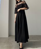 【ジュノア/JUNOAH】のLouere 2WAY半袖シアーボレロ+フレアキャミワンピースSET ブラック|ID: prp329100004696048 ipo3291000000033911806