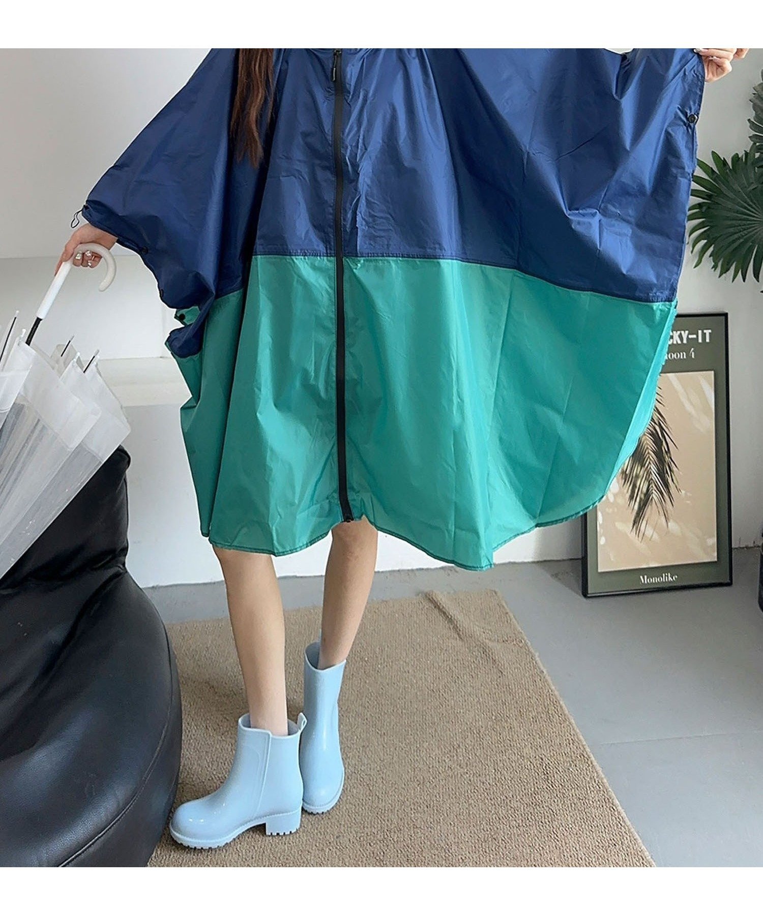 【アイモハ/aimoha】のaimoha -select-/総柄 レインコート レインポンチョ インテリア・キッズ・メンズ・レディースファッション・服の通販 founy(ファニー) 　ファッション　Fashion　レディースファッション　Fashion for Women　アウター　Coat / Outerwear Collection　コート・ロングコート・ピーコート　Long Coats, Peacoats & More　ポンチョ・ケープコート　Ponchos & Capes　コンパクト　Compact, Small Size　ジップ　Zip, Zipper　ドット　Polka Dot, Dot Pattern　プリント　Print, Printed Pattern　リュック　Backpack, Rucksack　軽量　Lightweight, Ultra Light　その他2|ID: prp329100004696049 ipo3291000000033911818