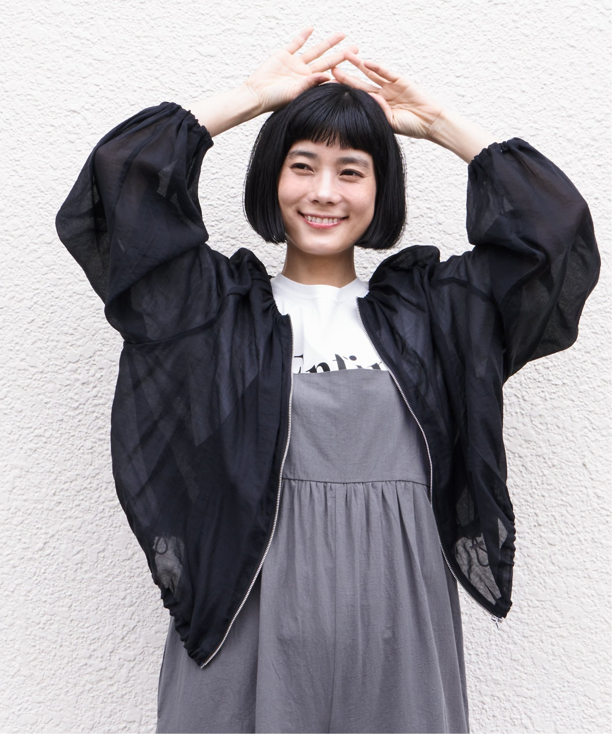 【エルビーシー/LBC】のシアブルゾン インテリア・キッズ・メンズ・レディースファッション・服の通販 founy(ファニー) 　ファッション　Fashion　レディースファッション　Fashion for Women　アウター　Coat / Outerwear Collection　ブルゾンジャケット・スポーティアウター　Blouson Jackets　カーディガン　Cardigan, Knitwear　シアー　Sheer, See-Through　スピンドル　Spindle, Drawcord　トレンド　Trend, Trending Now　ブルゾン　Blouson, Bomber Jacket　ブラック|ID: prp329100004696051 ipo3291000000033911849
