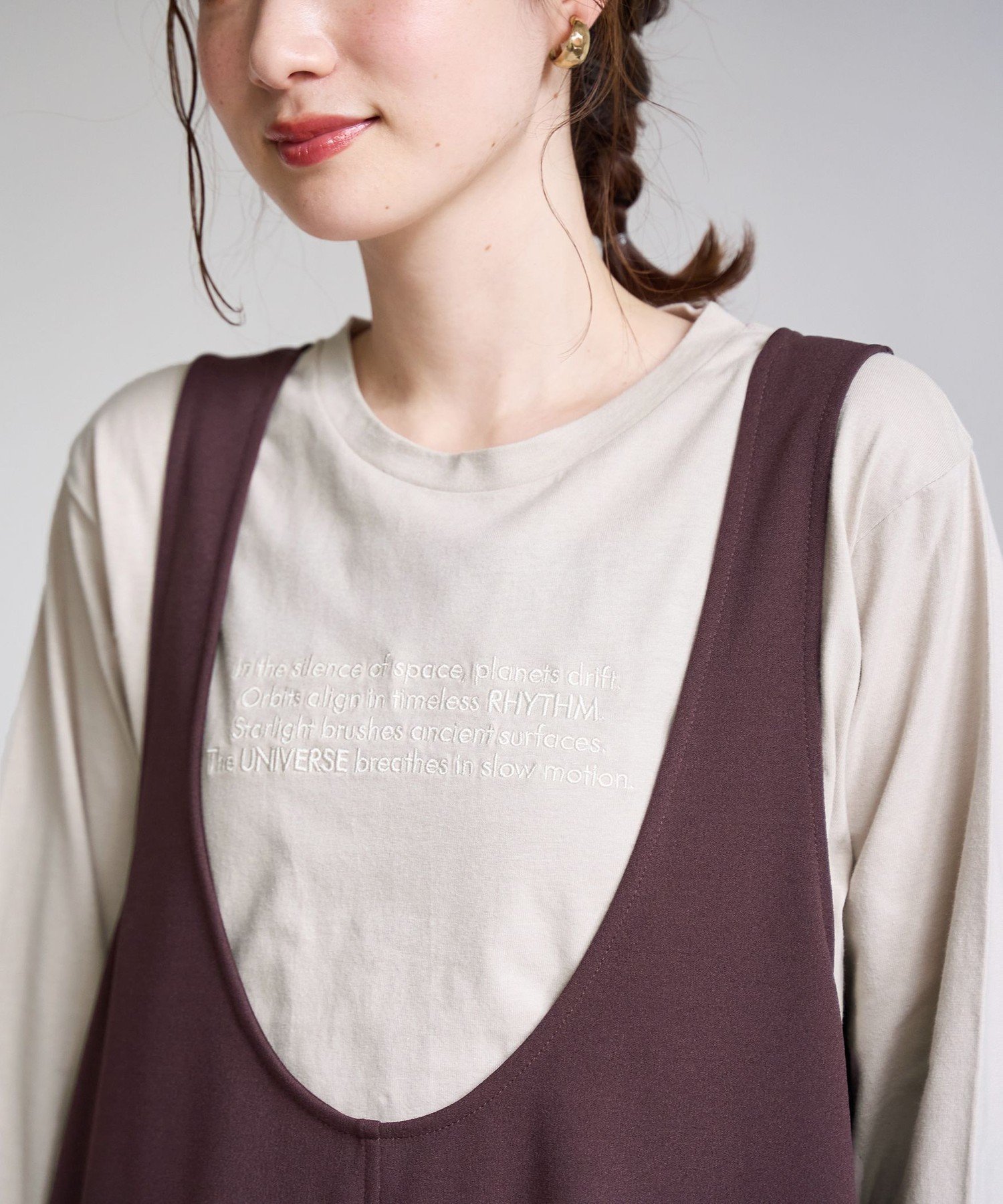 【コーエン/COEN】のロゴアソート長袖Tシャツ インテリア・キッズ・メンズ・レディースファッション・服の通販 founy(ファニー) 　ファッション　Fashion　レディースファッション　Fashion for Women　トップス・カットソー　Cut & Sew Tops　シャツ・ブラウス・オフィスカジュアル　Elegant Blouses & Button-Ups　ロングTシャツ・Tシャツ　Longline T-Shirts & Tees　インナー　Innerwear　秋　Autumn　コンパクト　Compact, Small Size　シンプル　Simple, Minimal　ジャケット　Jacket, Outerwear　長袖　Long Sleeve, Full Sleeve　バランス　Balance, Style Balance　ベーシック　Basic, Essential　BEIGE|ID: prp329100004696065 ipo3291000000034009819